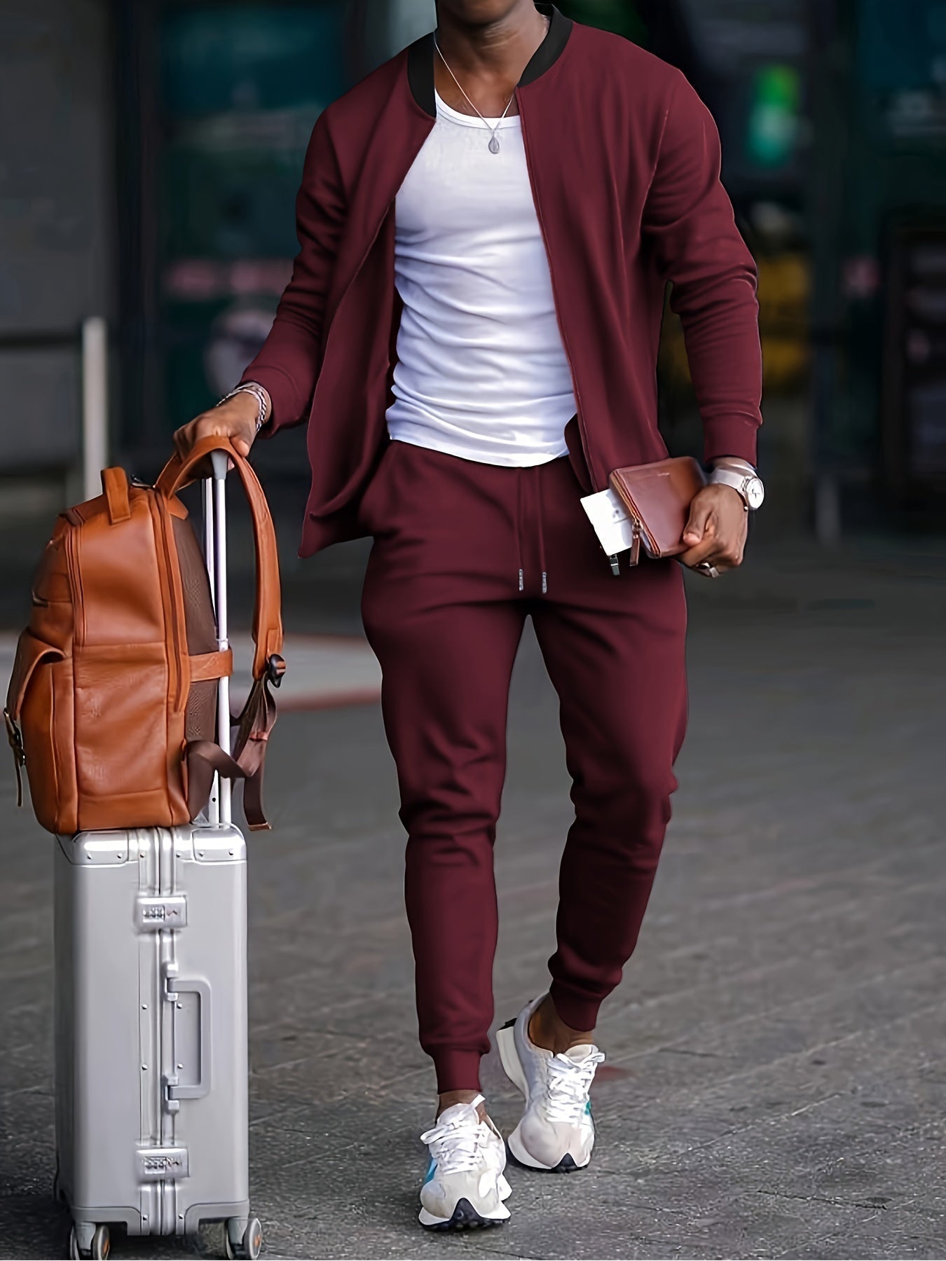 Sportanzug Herren Zweiteilig Jogging Set