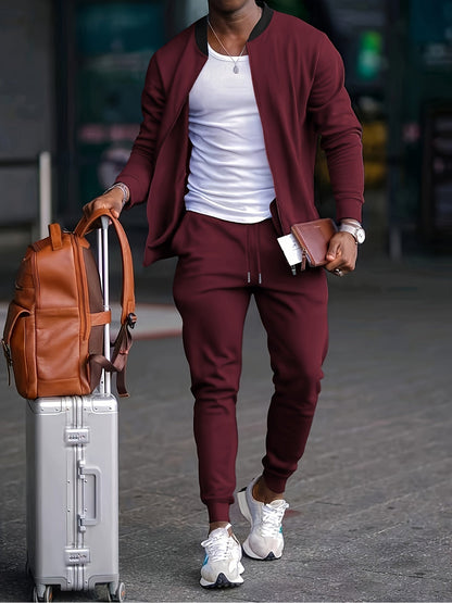 Sportanzug Herren Zweiteilig Jogging Set
