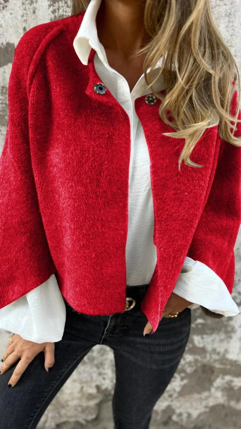 Elegante Damenmantel mit schmalem Schnitt
