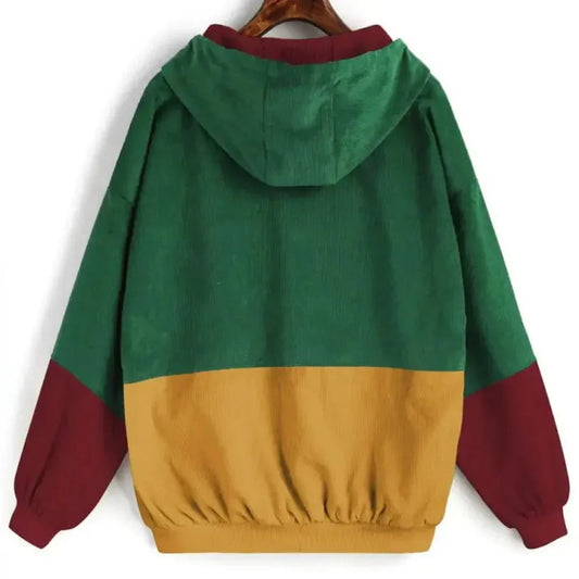Herrenjacke Corduroy Patchwork Braun - IdealeKleiden
