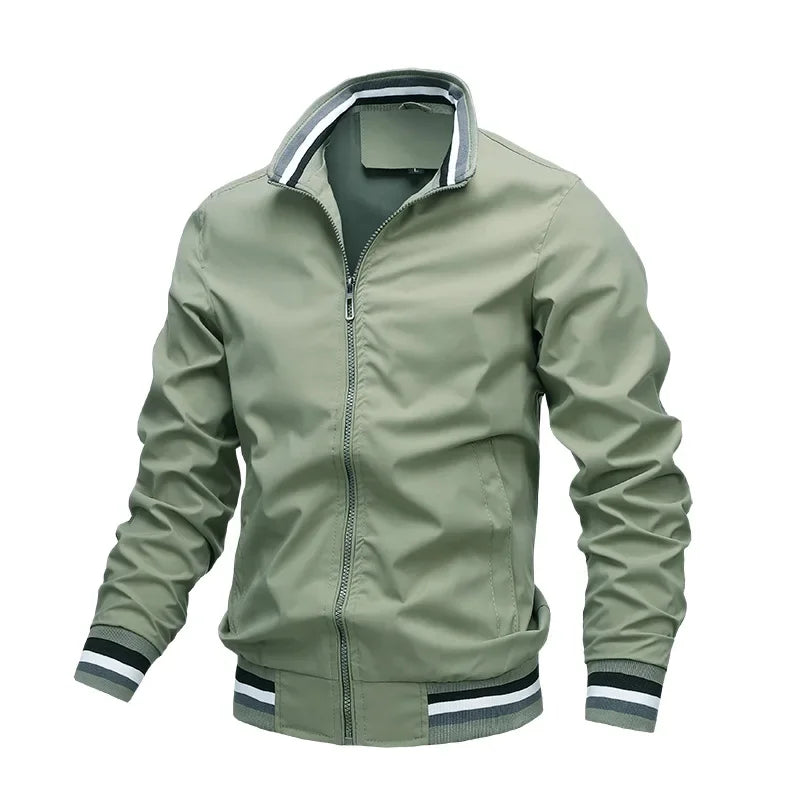 Stilvolle Herren Bomberjacke Elegant - IdealeKleiden