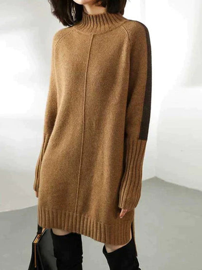 Stylisher Mittellanger Pullover Damen