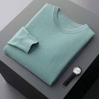Herren Pullover Klassisch Rundhals Elegante Optik