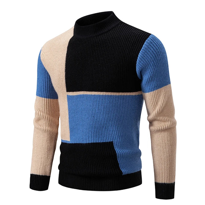 Komfortabler Herren Pullover Rundhals Casual - IdealeKleiden