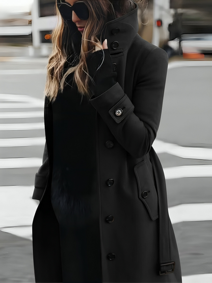 Damen Gürtel Elegant Trenchcoat