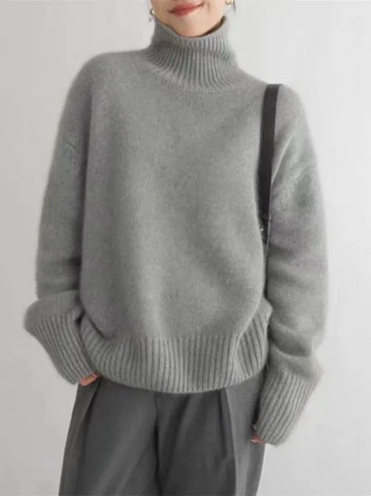 Bequemer Rollkragen Pullover Warm & Gemütlich