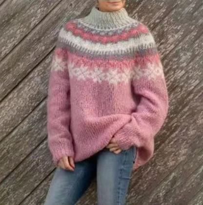Gemütlicher Winterpullover Nordisch Stricken