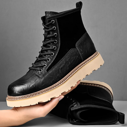 Herrenstiefel Leder Elegant Schnürsenkel