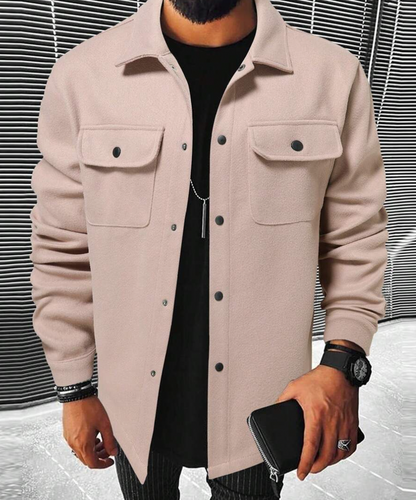 Herren Überhemd Warm Flanell