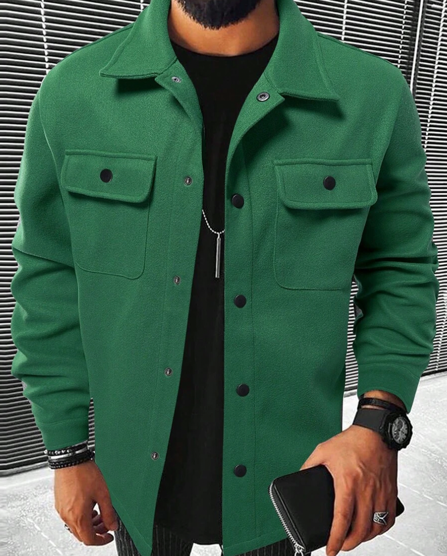 Herren Überhemd Warm Flanell