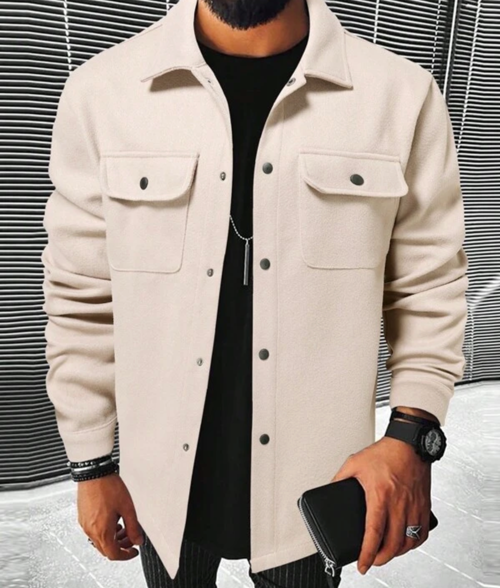 Herren Überhemd Warm Flanell
