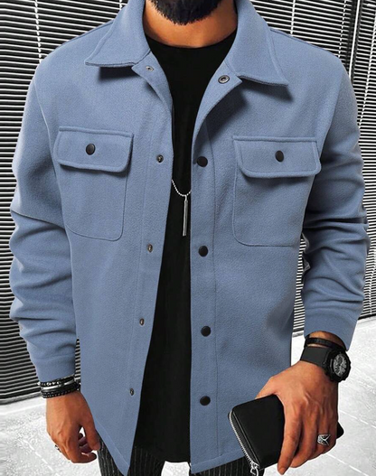 Herren Überhemd Warm Flanell