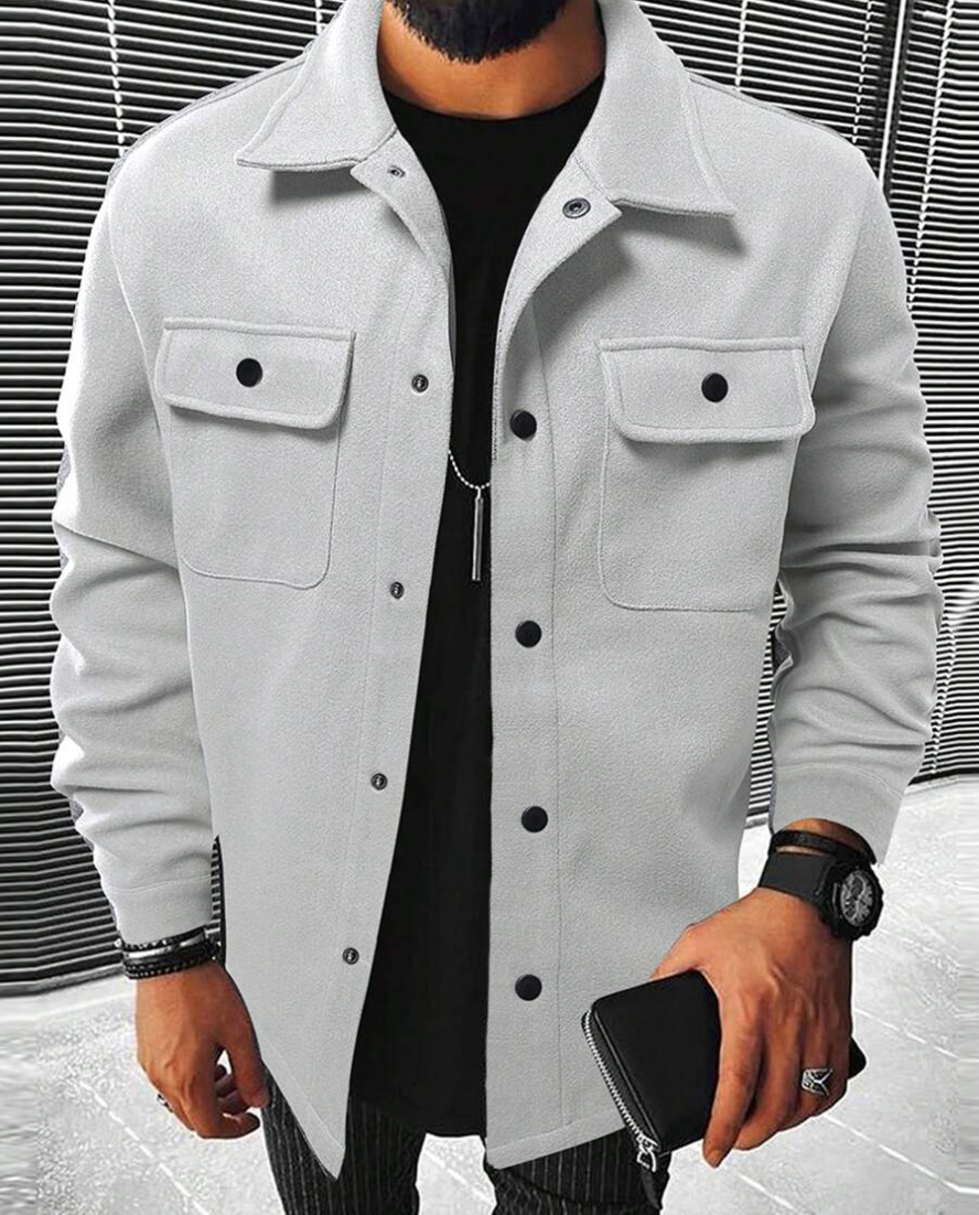 Herren Überhemd Warm Flanell