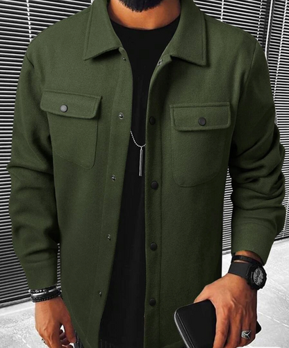 Herren Überhemd Warm Flanell