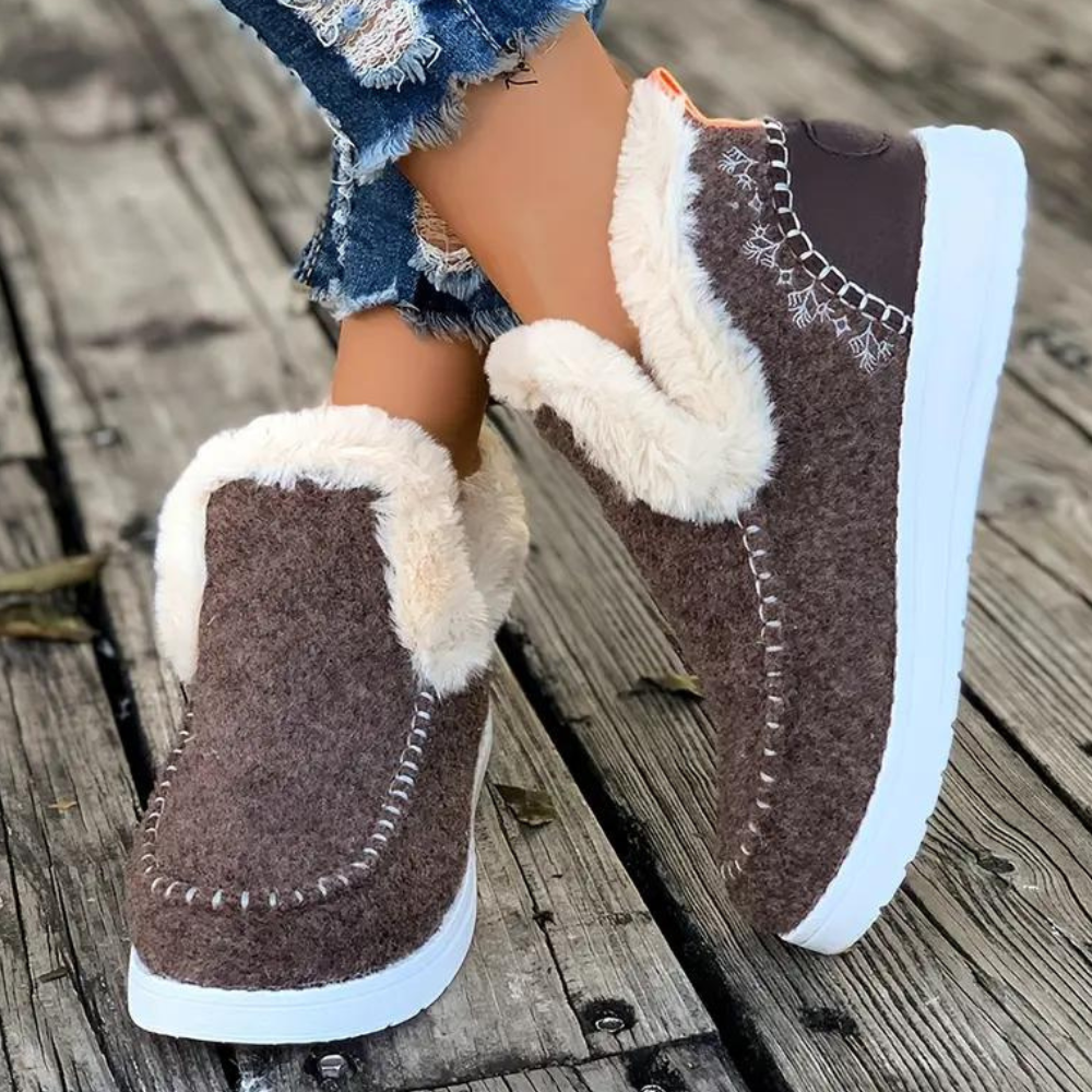 Stylische Winterstiefel Damen Kaltwetter - IdealeKleiden