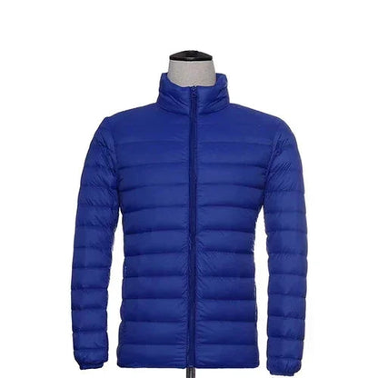 Leichtes Daunenparka Winter Männer Jacke Kapuze