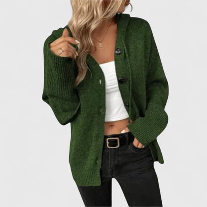 Eleganter Cardigan Damen Klassisch Knöpfe