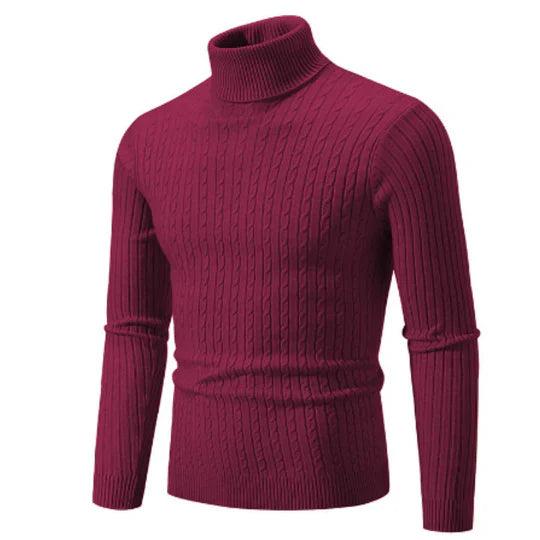 Herren Rollkragenpullover Warm Winter