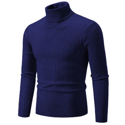 Herren Rollkragenpullover Warm Winter