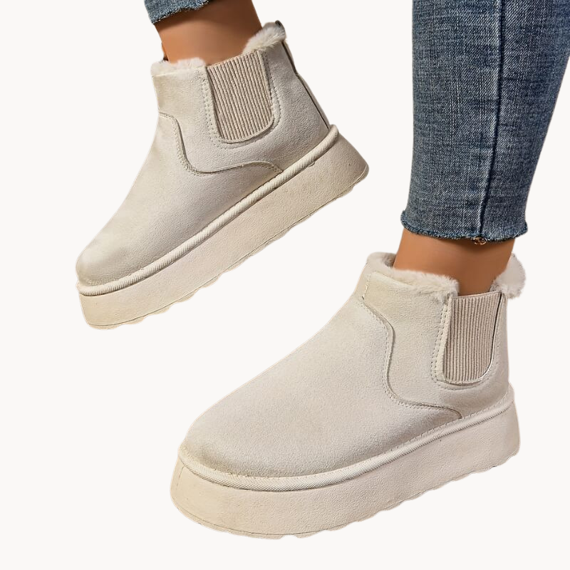 Stylische Winterstiefel Damen Warm - IdealeKleiden