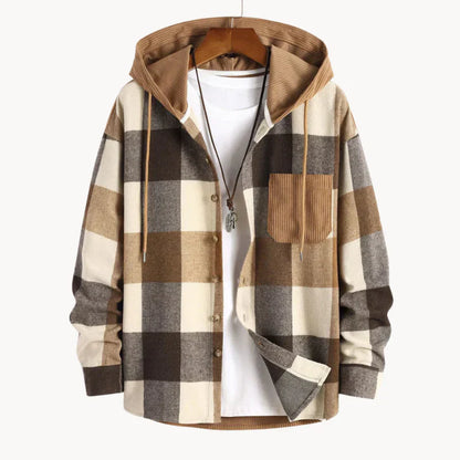 Herren Kapuzenpullover Flanell Bequem