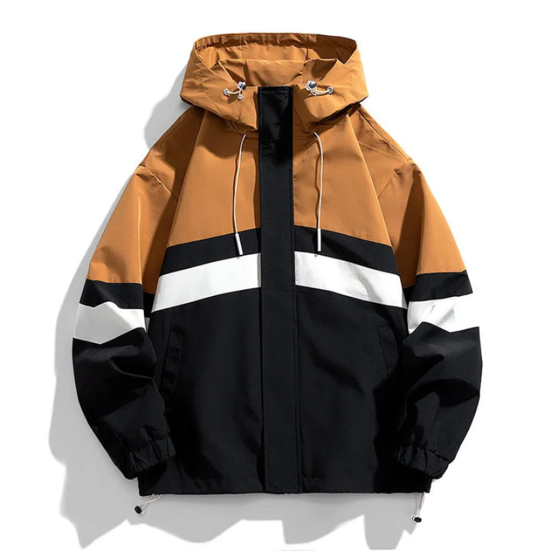 Wetterfeste Herrenjacke Outdoor Kapuze Funktionell