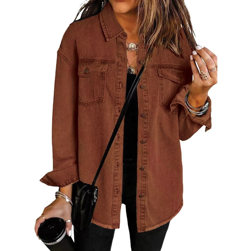Modisches Denim-Jackett Damen