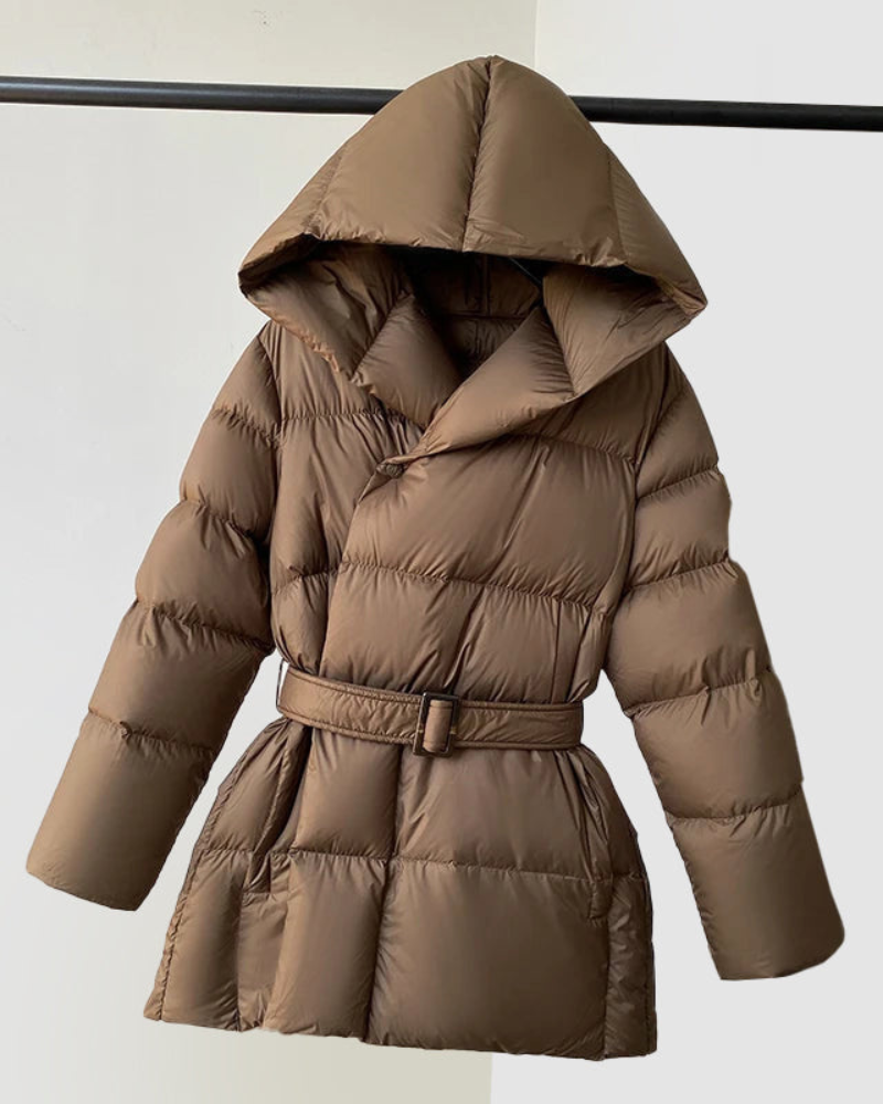 Isolierte Winterjacke Damen Daunen Warm
