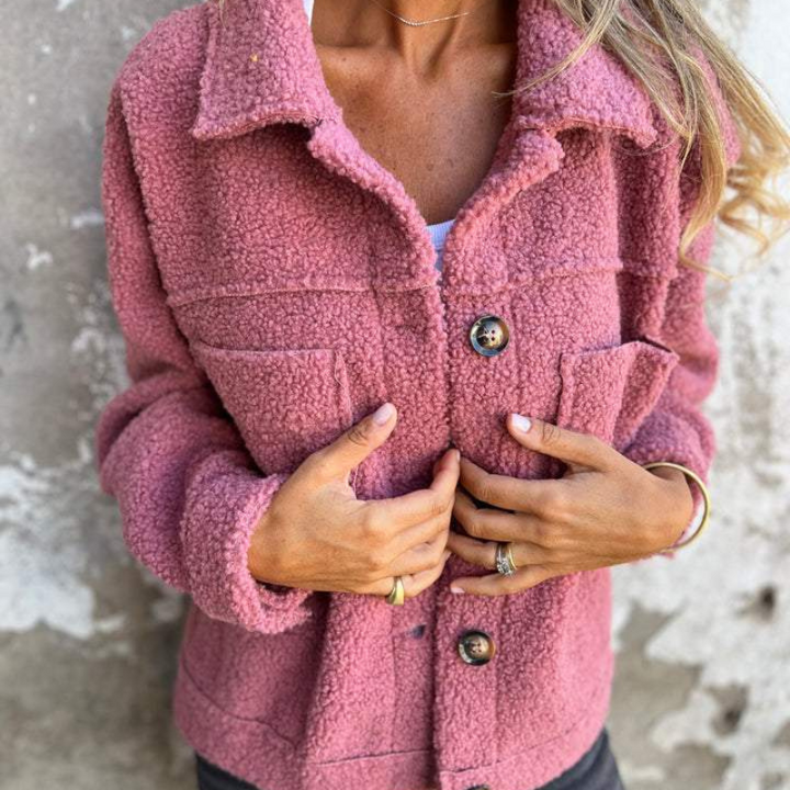 Weiche Teddyjacke Damen Warm Winter