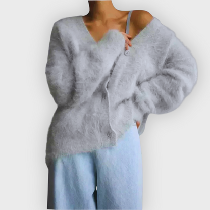 Weicher Cashmere Cardigan Damen Elegant