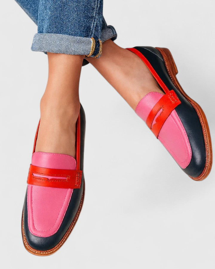 Elegante Damen Loafers Rundzehen Schuhe - IdealeKleiden