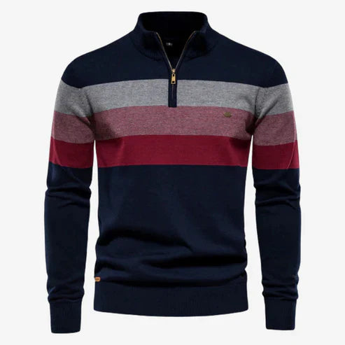 Streifenhemd Retro Style Pullover