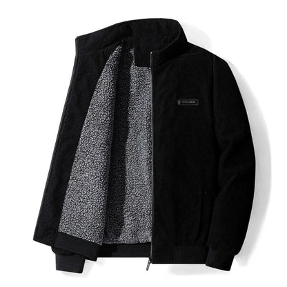 Leopold Sherpa Jacke Warm Flauschig Winter