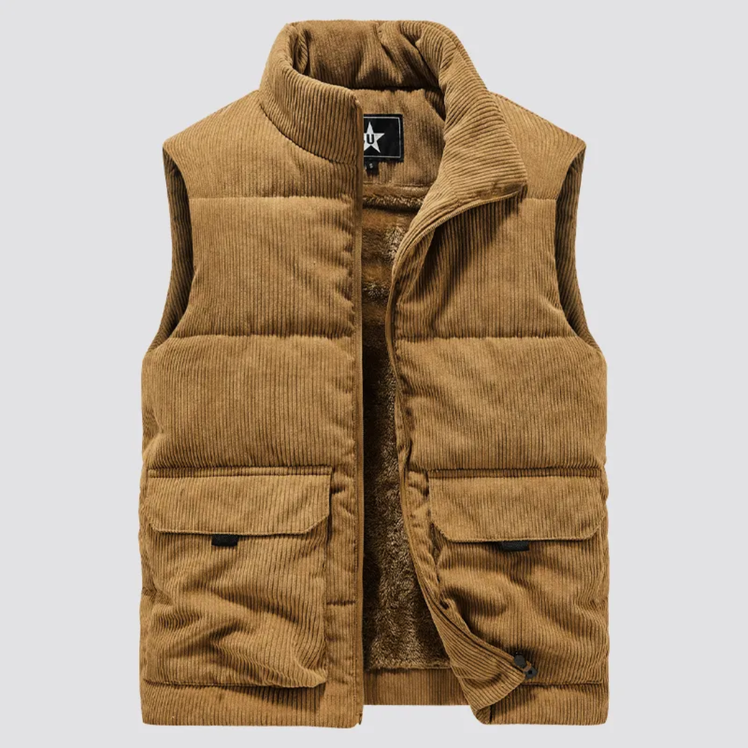 Robuste Herrenweste Cordura Isoliert