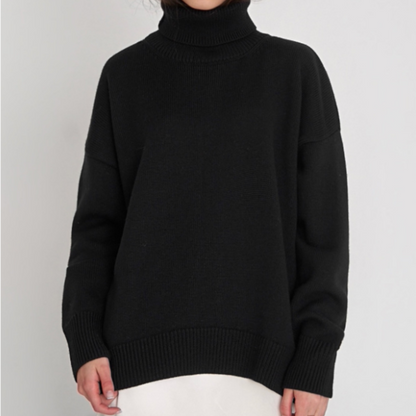 Eleganter Rollkragenpullover Premium Qualität