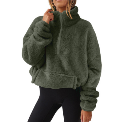 Weiche Pullover für Frauen Teddylook