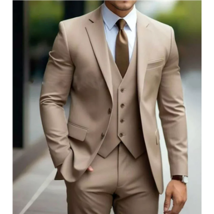 Herren Anzug 3-teilig Elegant Zweiknopf