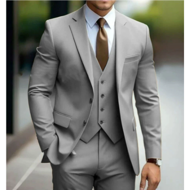 Herren Anzug 3-teilig Elegant Zweiknopf