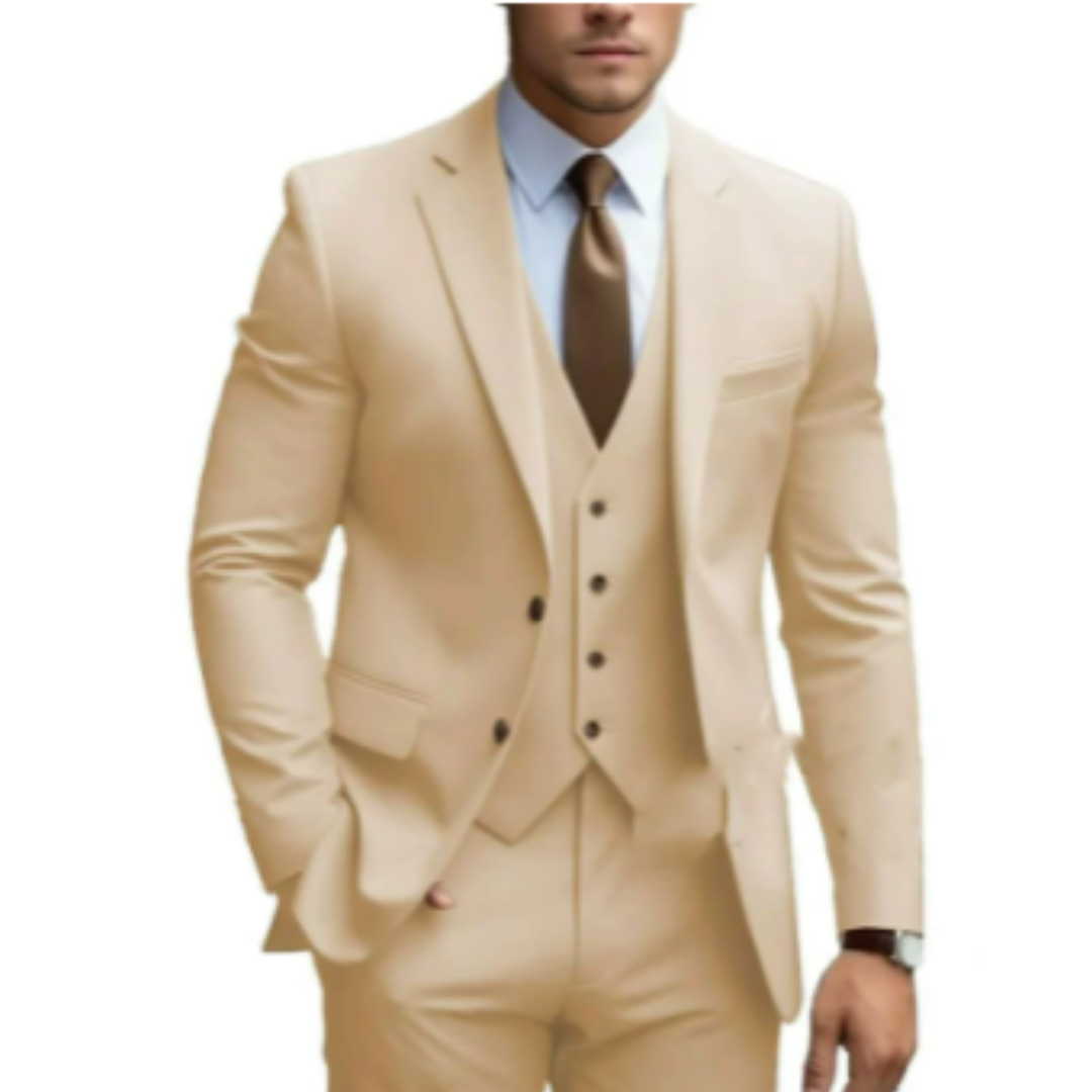 Herren Anzug 3-teilig Elegant Zweiknopf