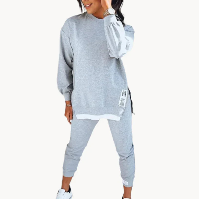Damen Pullover Hose Set Bequem Alltag