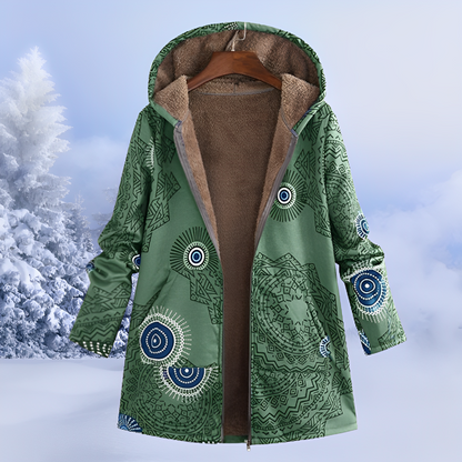 Winterjacke Muster Trendy Damen