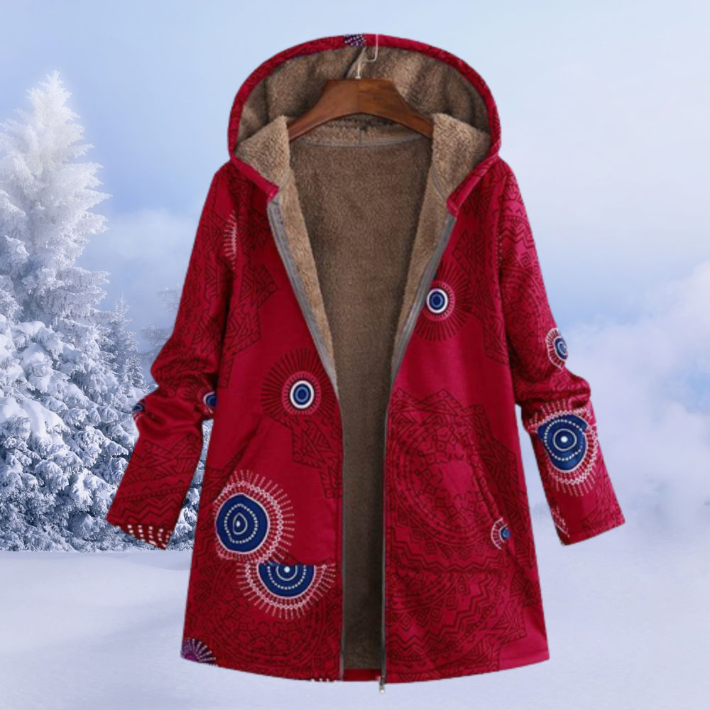 Elegante Damenjacke Blumenmuster