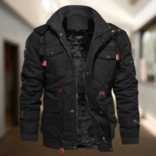 Herren Bomberjacke Weich Innenfutter Alltagsstyle - IdealeKleiden