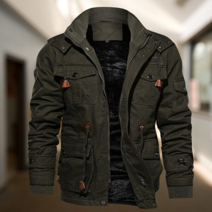 Herren Winterjacke Warm Gefüttert