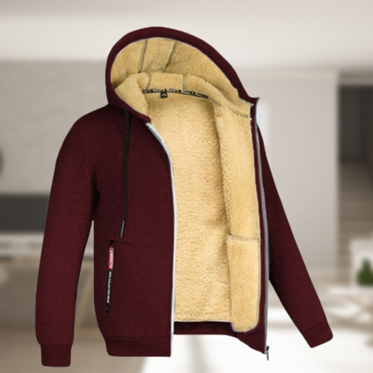 Praktische Herrenjacke Mit Kapuze Freizeit