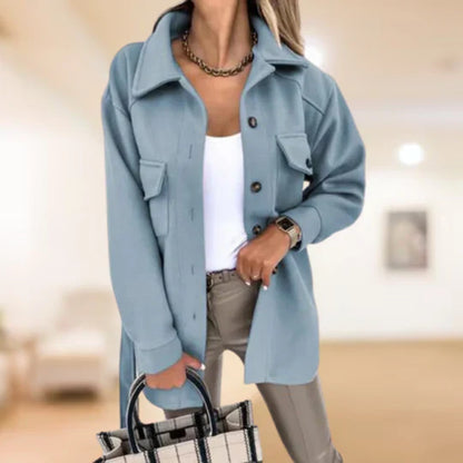 Almaro Damen Trenchcoat Warm Versteppt