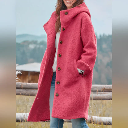 Kapuzenparka Damen Lang Mantel