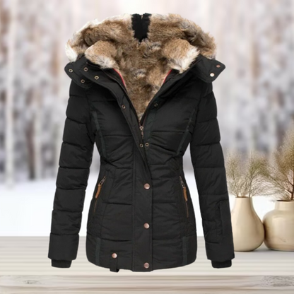Warme Winterjacke Damen - Wasserabweisende Daunenparka