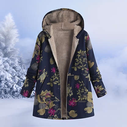 Winterjacke Muster Trendy Damen