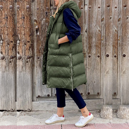 Ärmellose Winterjacke Damen